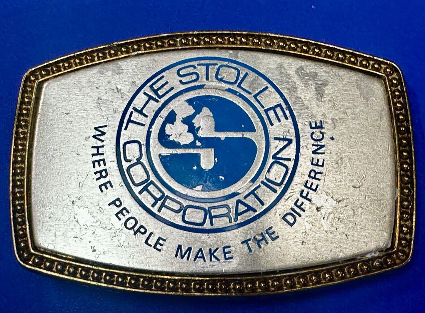 The Stolle Corporation Where People Make The Difference Alumaline Belt Buckle