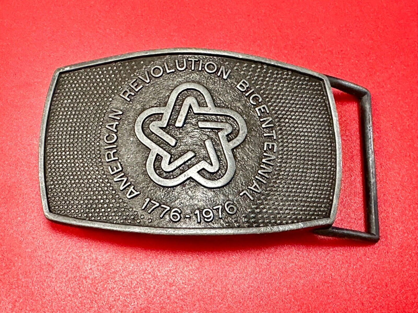 American Revolution Bicentennial Celebration Patriotic Vintage 1976 belt buckle