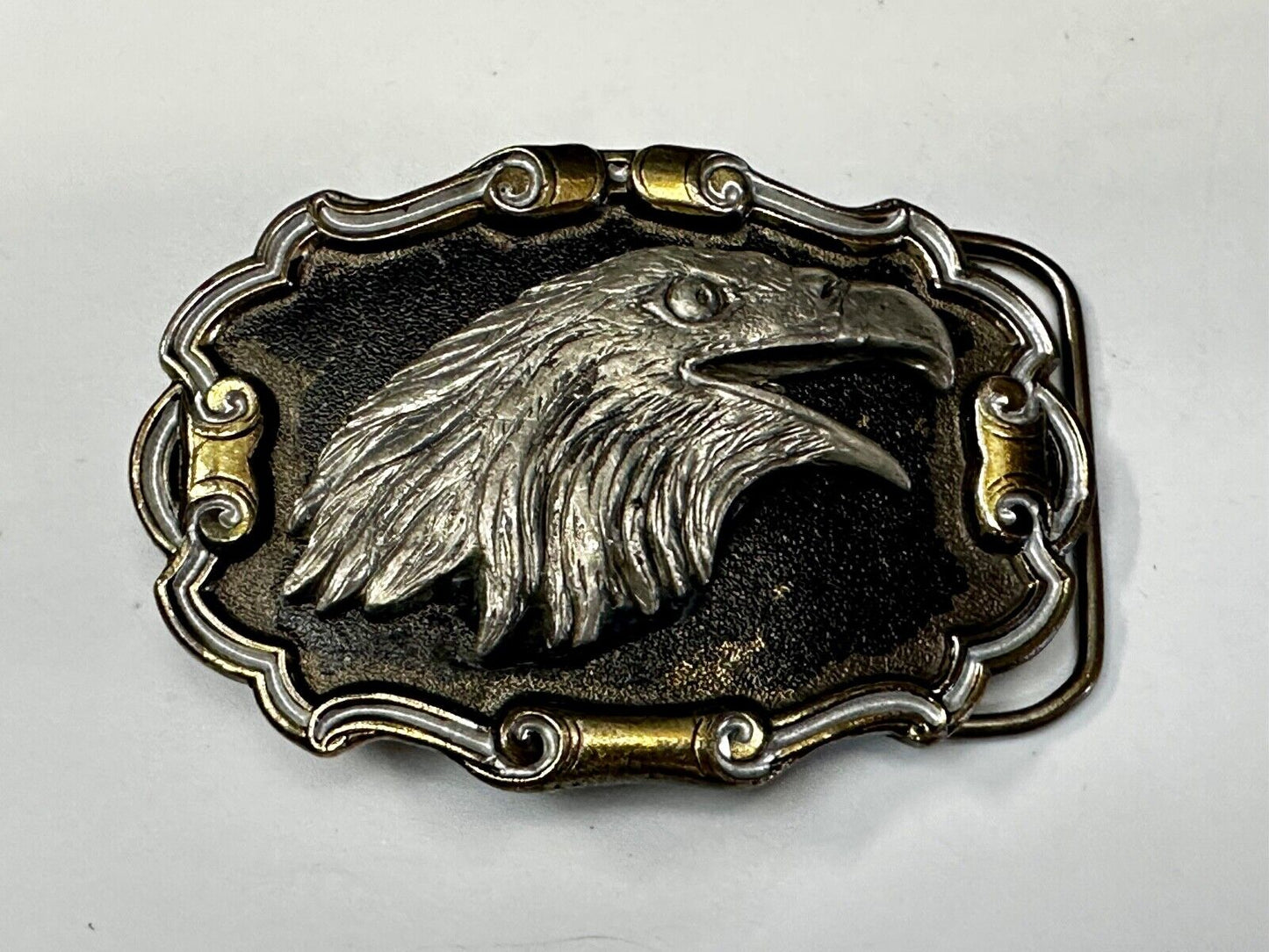 American Bald Eagle Head Belt Buckle by The Great American Buckle Co