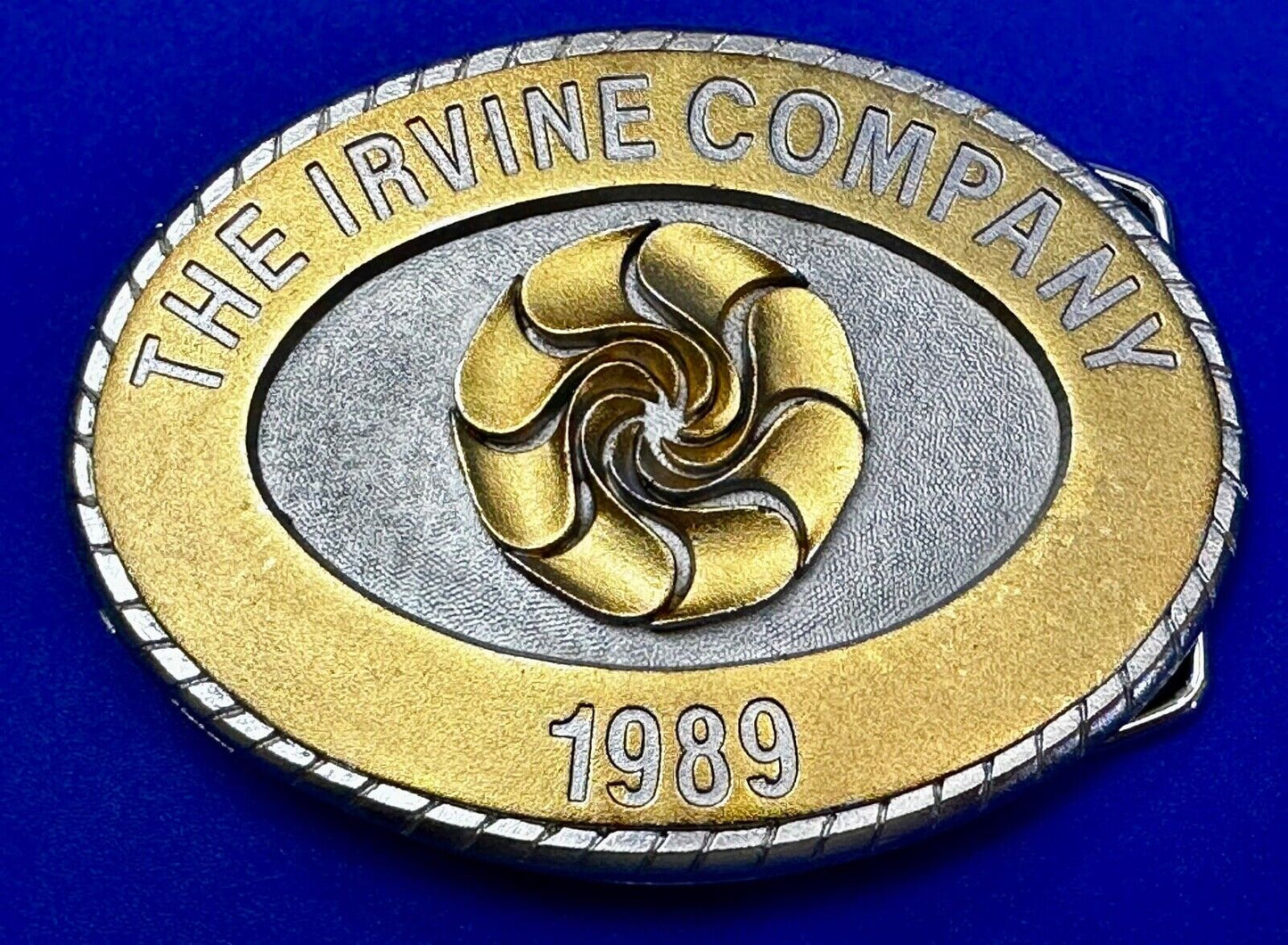 The Irvine Company 1989 Fourth Edition Collectors Western Ranch Belt Buckle
