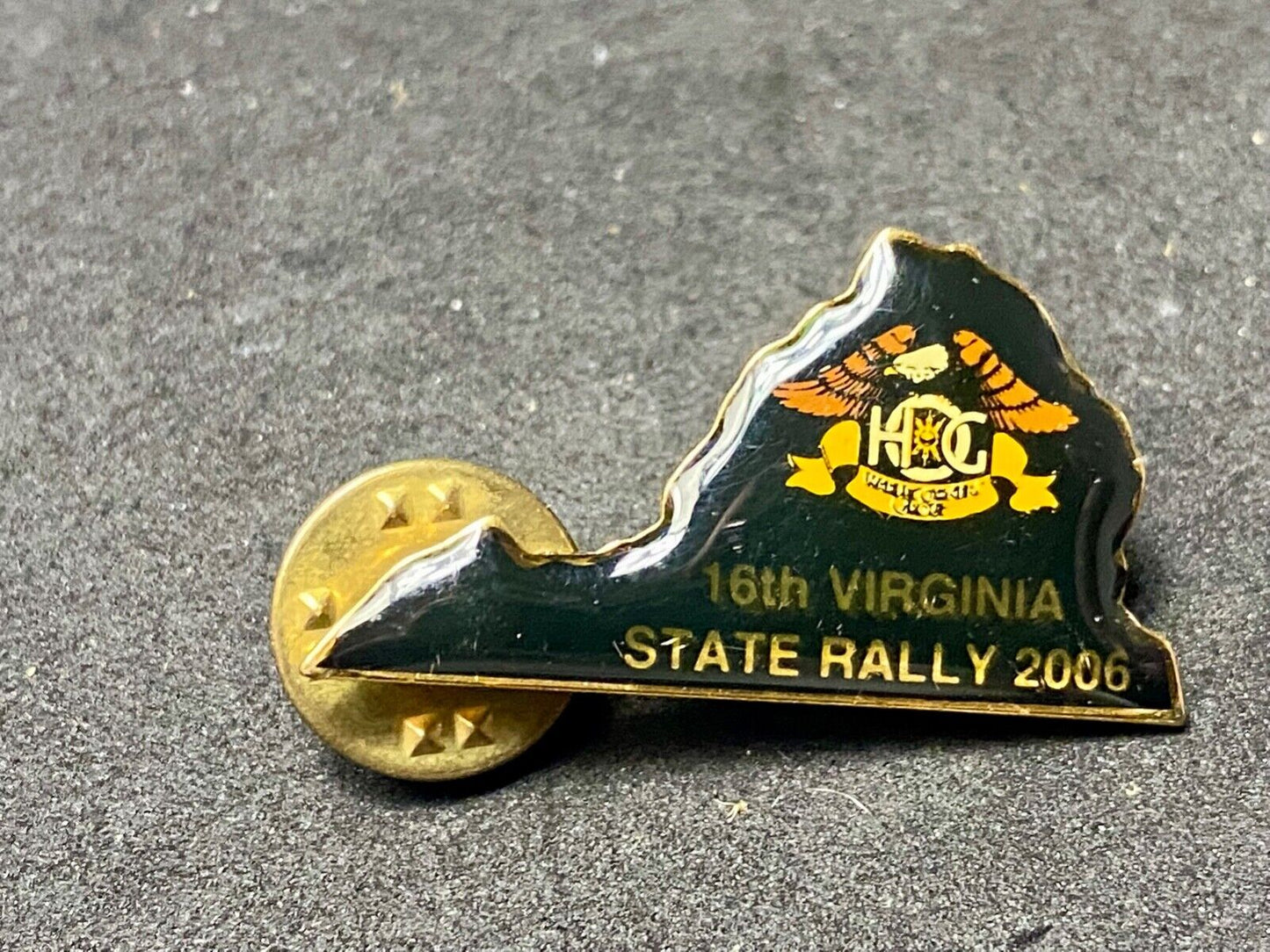 2006 Virginia State Harley Davidson HOG Rally Motorcycle Collectors pin