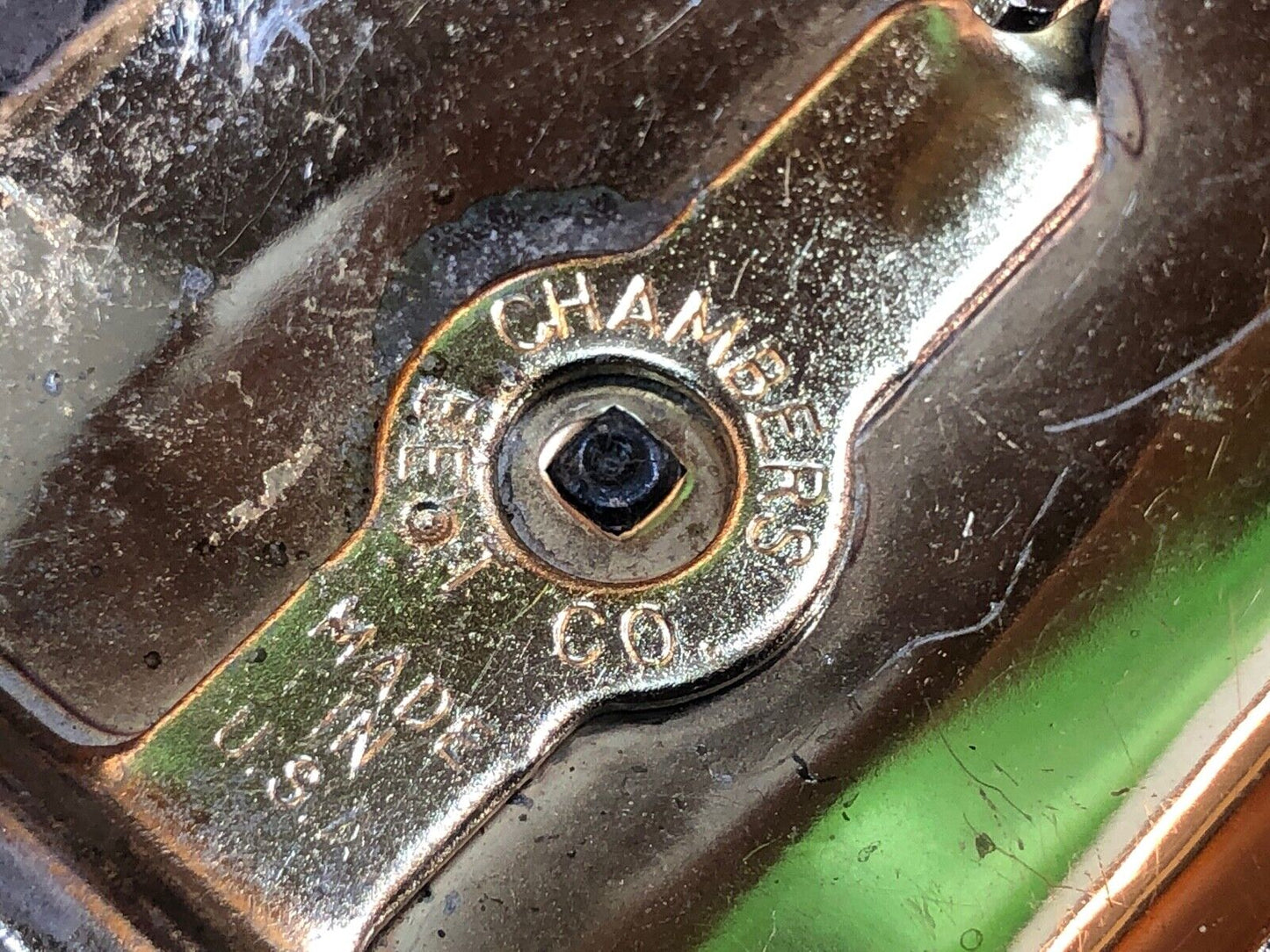 Vintage Chambers Belt Buckle Company Horse Saddle