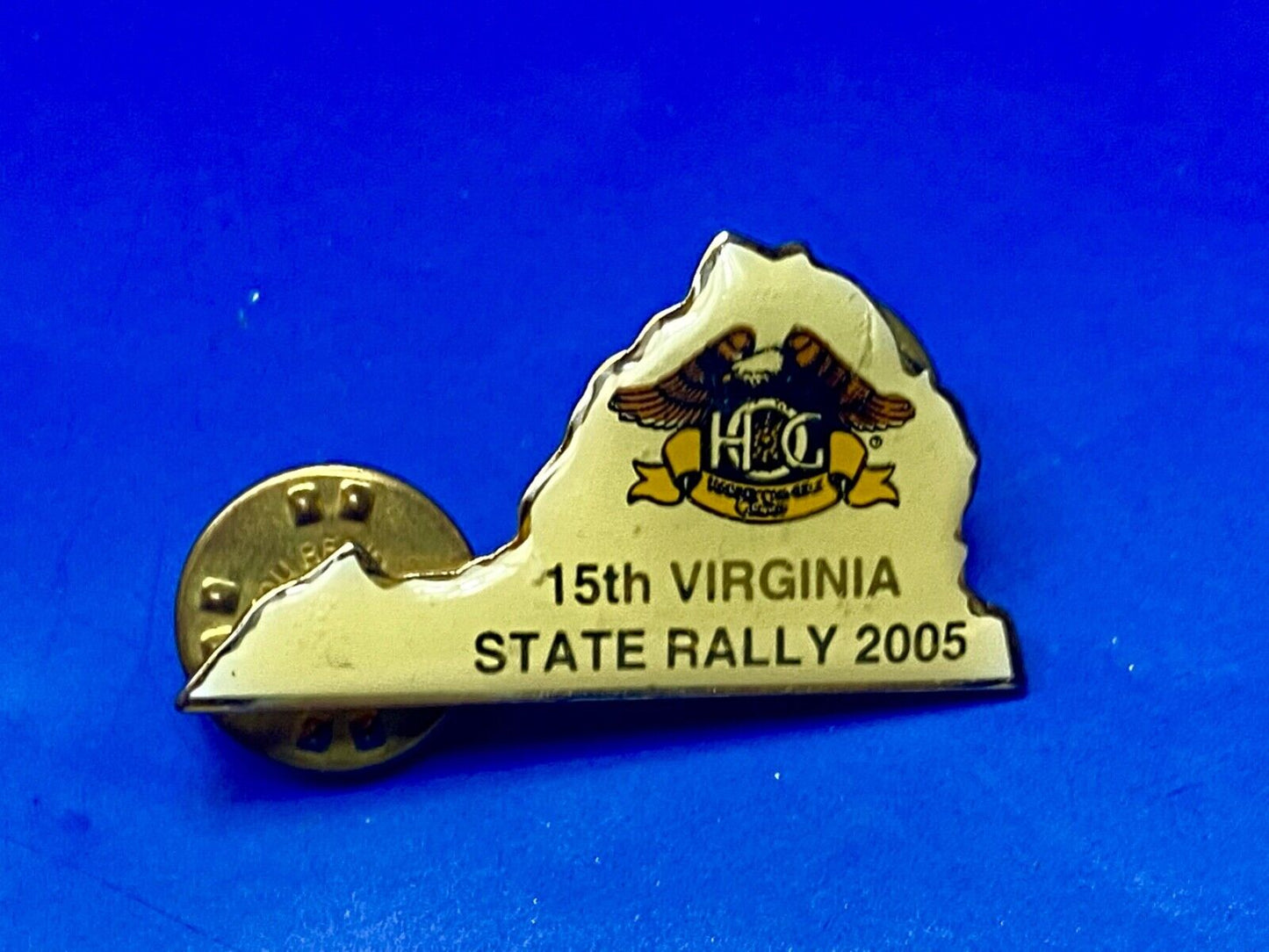 2005 Virginia State Harley Davidson HOG Rally Motorcycle Collectors pin