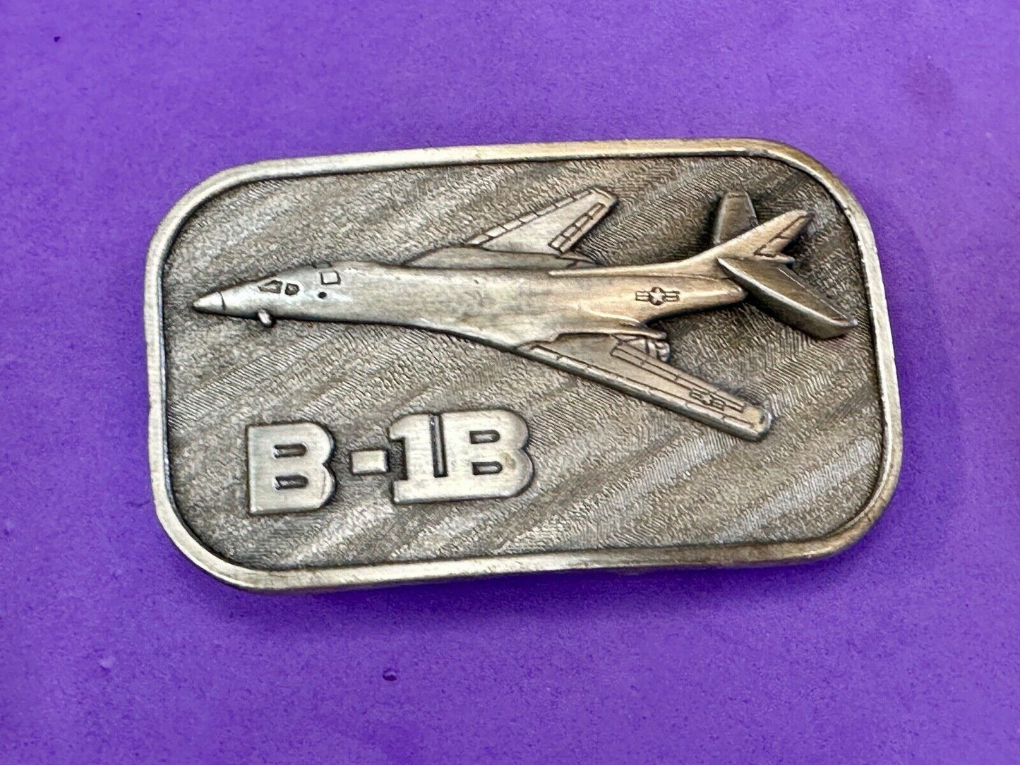 B-1B Military Aircraft Air Force Belt Buckle Connection Rockwell International