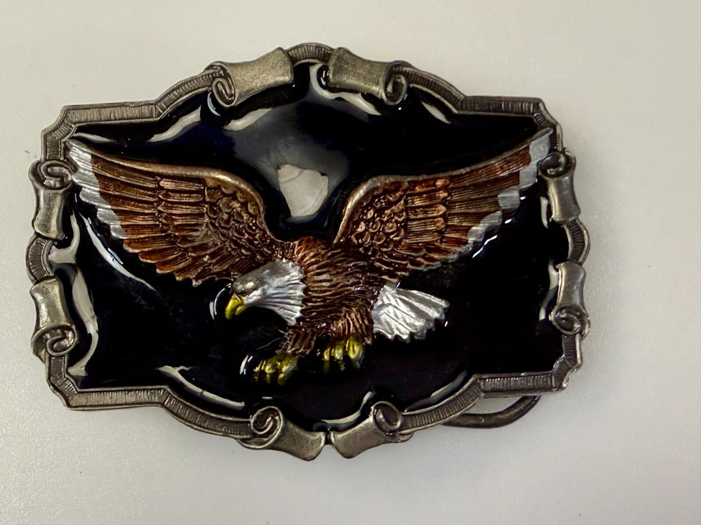 Vintage 1983 Patriotic American Bald Eagle - The Great American Buckle Co