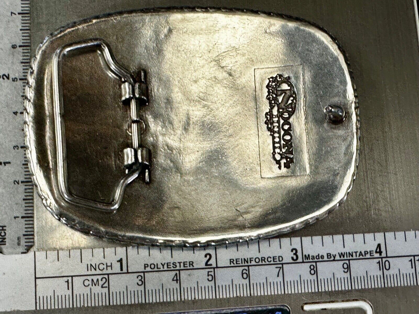 Beautiful Flower Leaf Swirl Floral Theme Silver Tone Belt Buckle -Nocona Buckles