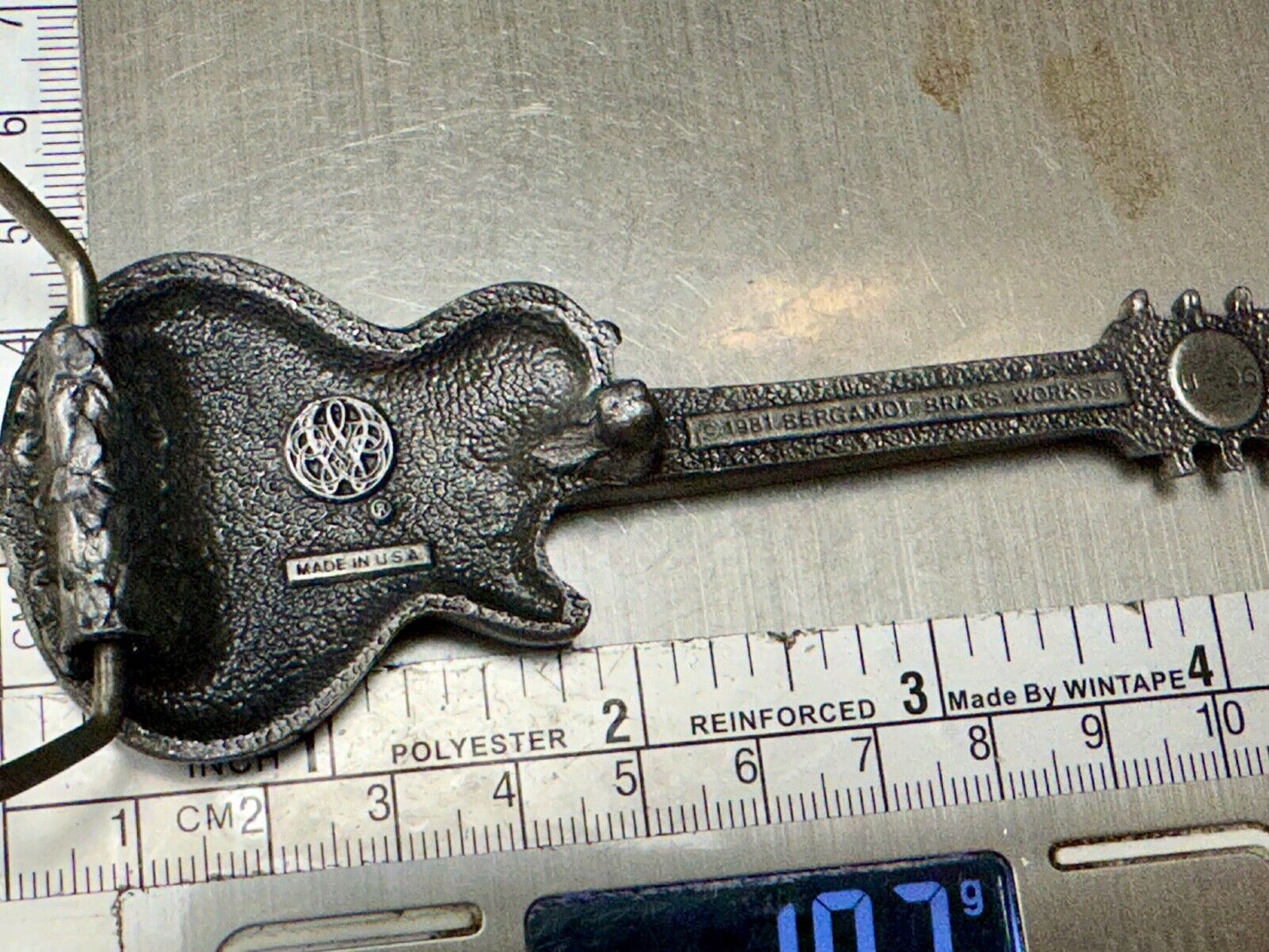 Vintage Chet Adkins Country Gentleman? Electric GUITAR U-96 Bergamot belt buckle