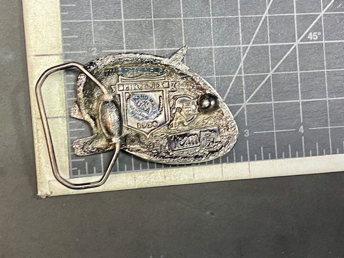 Vintage 1994 Phoenix Arizona Cardinals Nfl Sports Football Team Belt Buckle