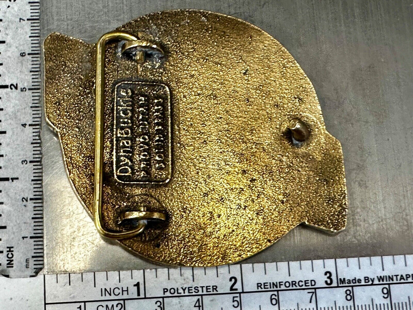 BECHTEL Engineering Construction Company Add Promo Dynabuckle Brass Belt Buckle