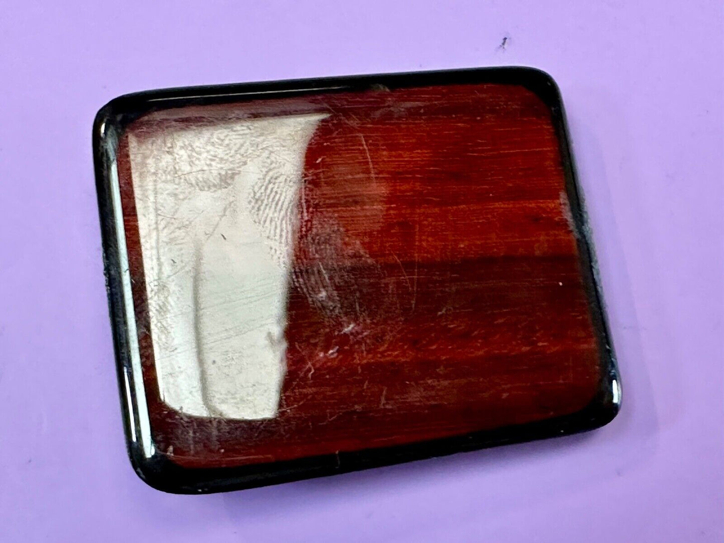 Beautiful Cherrywood? artisan glossy reflective belt buckle