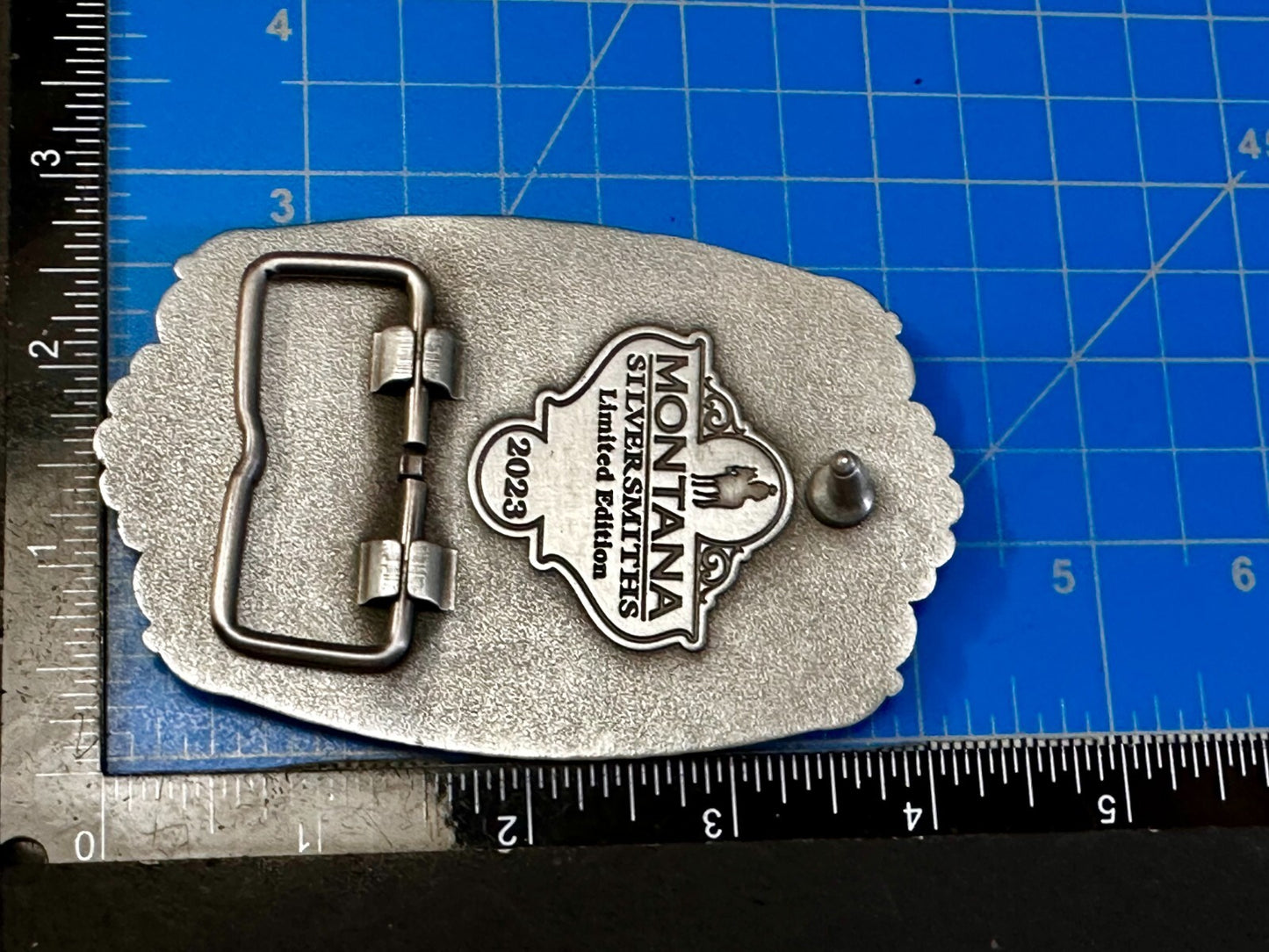 2023 Pendleton Whiskey Let'er Buck Rodeo Cowboy Montana Silversmiths Belt Buckle