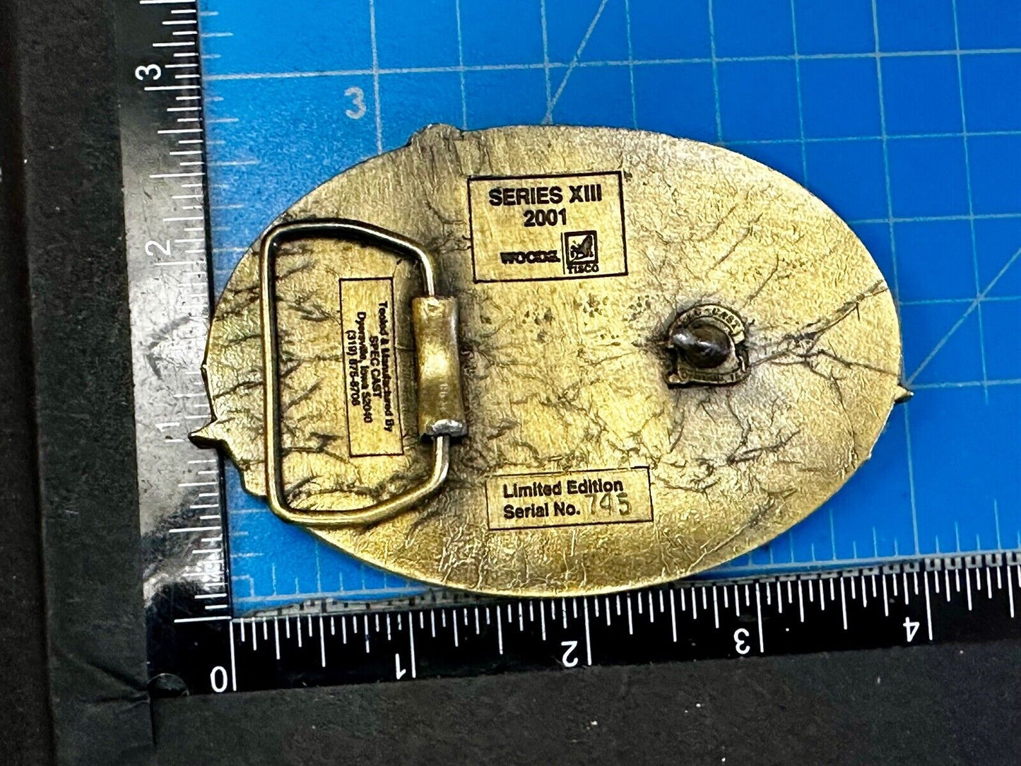 TISCO Tractor Implement Supply Replacement Parts 64 years, 2001 Belt Buckle