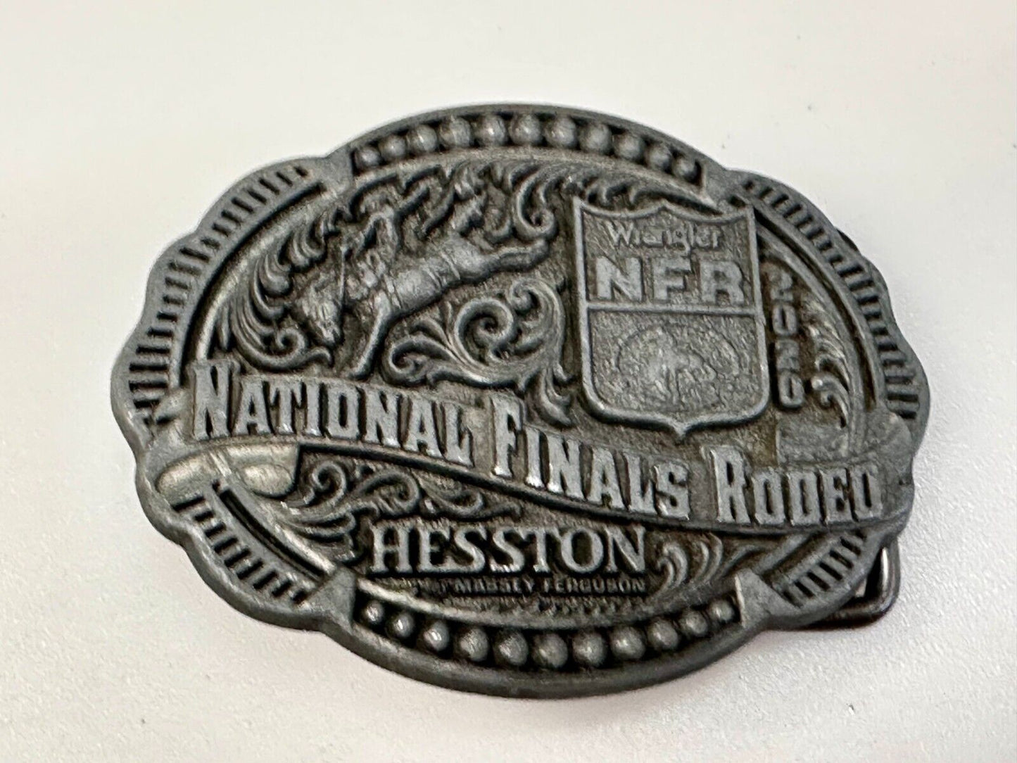 2020 NFR Wrangler National Finals Rodeo Cowboys Montana Silversmiths Belt Buckle