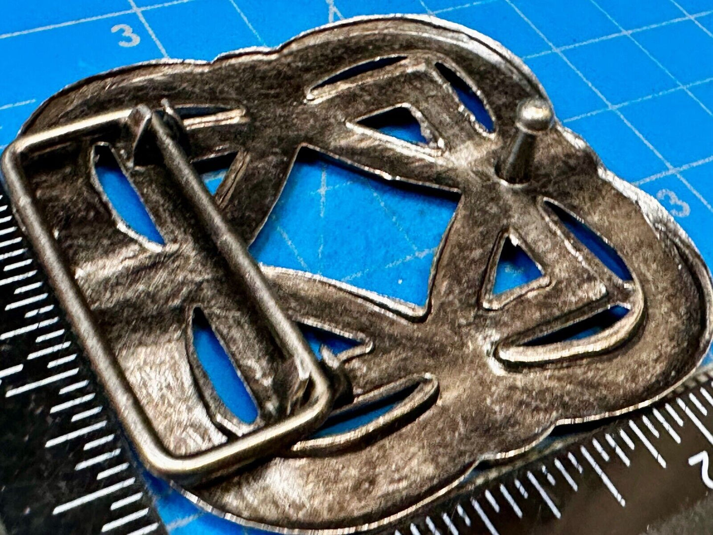 Vintage Art Deco Style Openwork Replacement Belt Buckle
