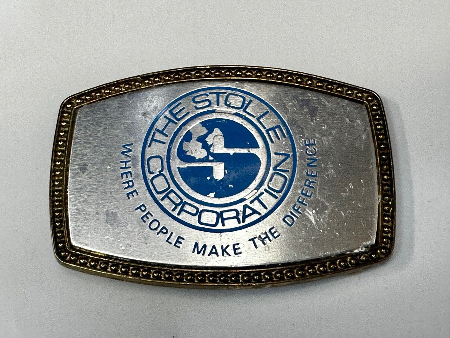 The Stolle Corporation Where People Make The Difference Alumaline Belt Buckle