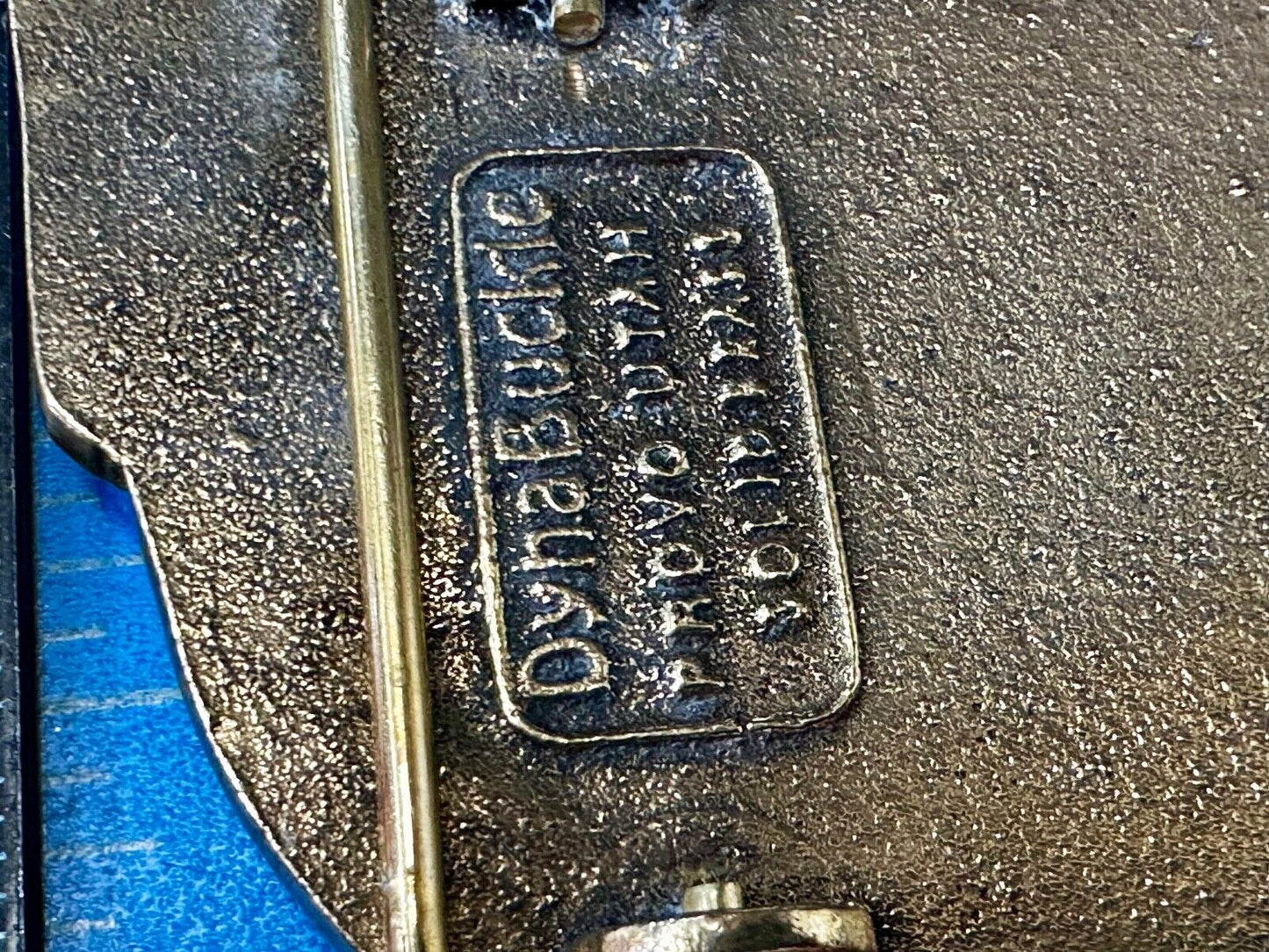 BECHTEL Engineering Construction Company Add Promo Dynabuckle Brass Belt Buckle