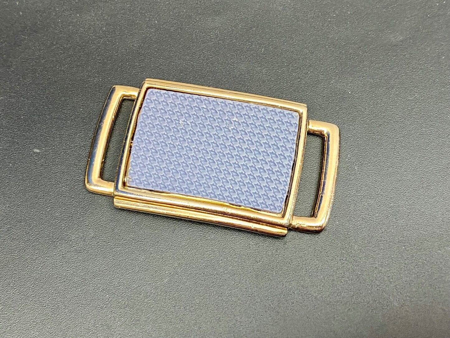 Vintage Gold Tone Dress Belt Buckle With Butterfly Makers Mark