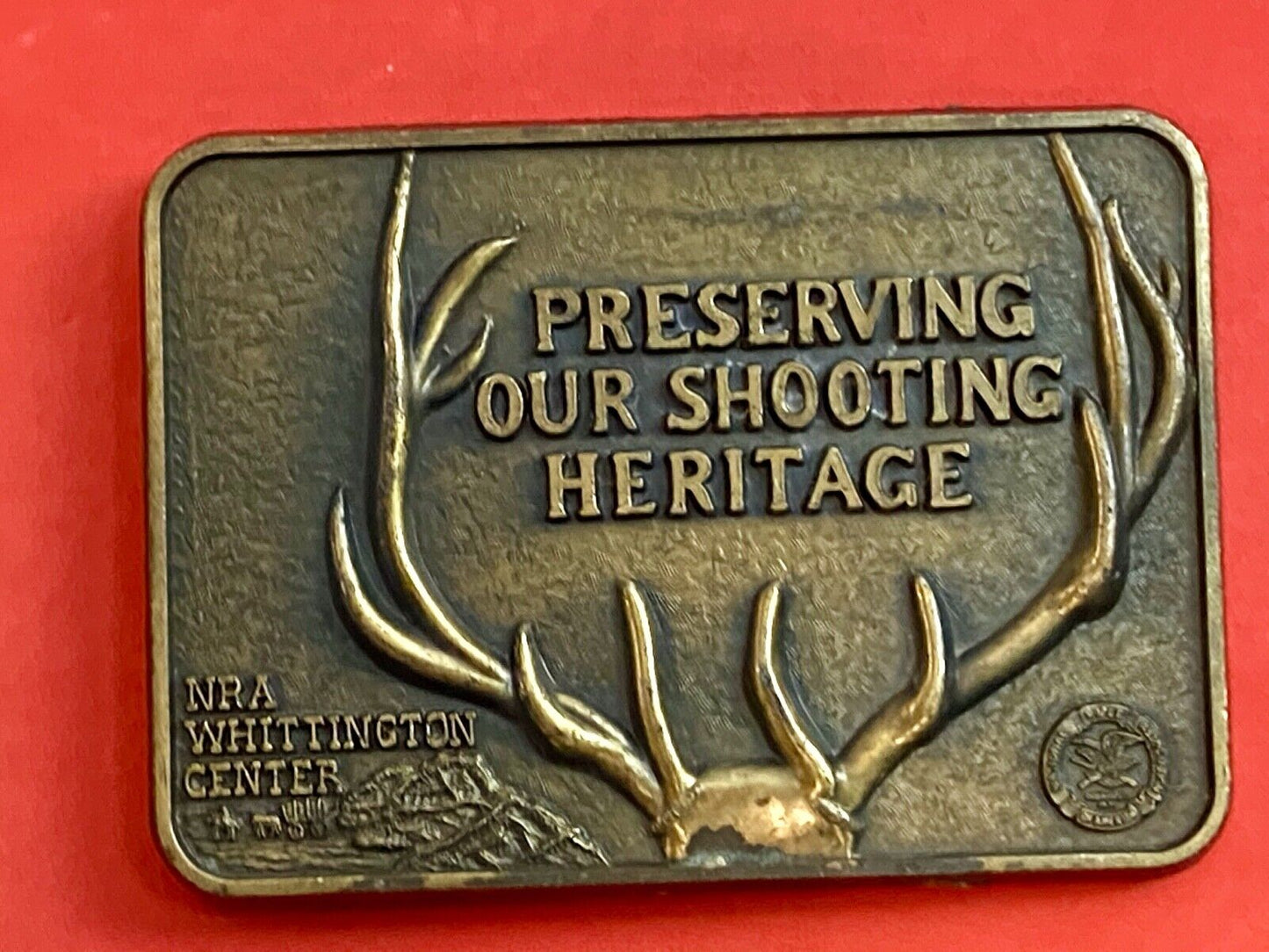 Belt Buckle Preserving shooting Heritage Gun Owners National Rifle Association