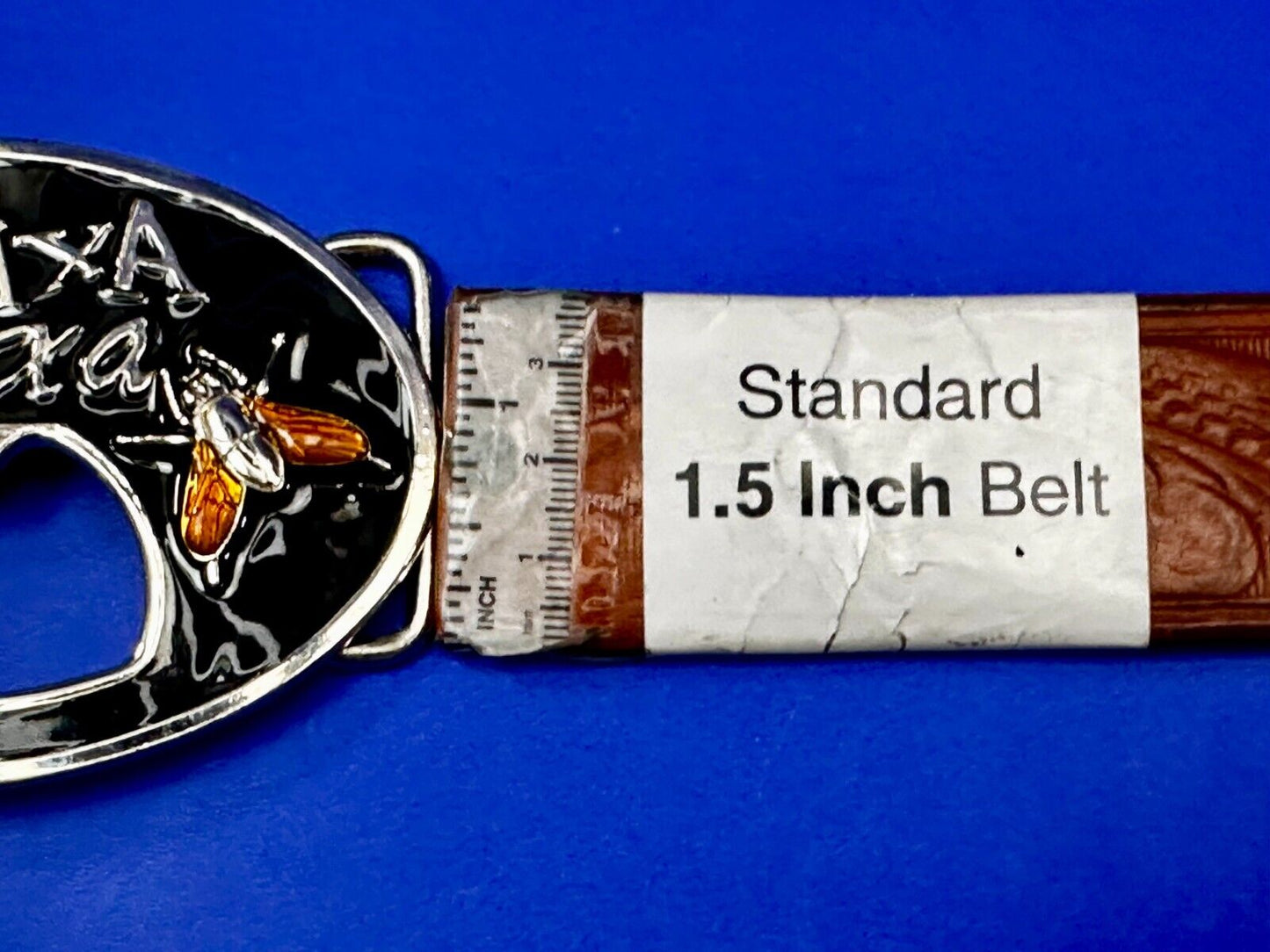 Barxa Muxa with Flying Bee Hornet Design Belt Buckle with Bottle Opener