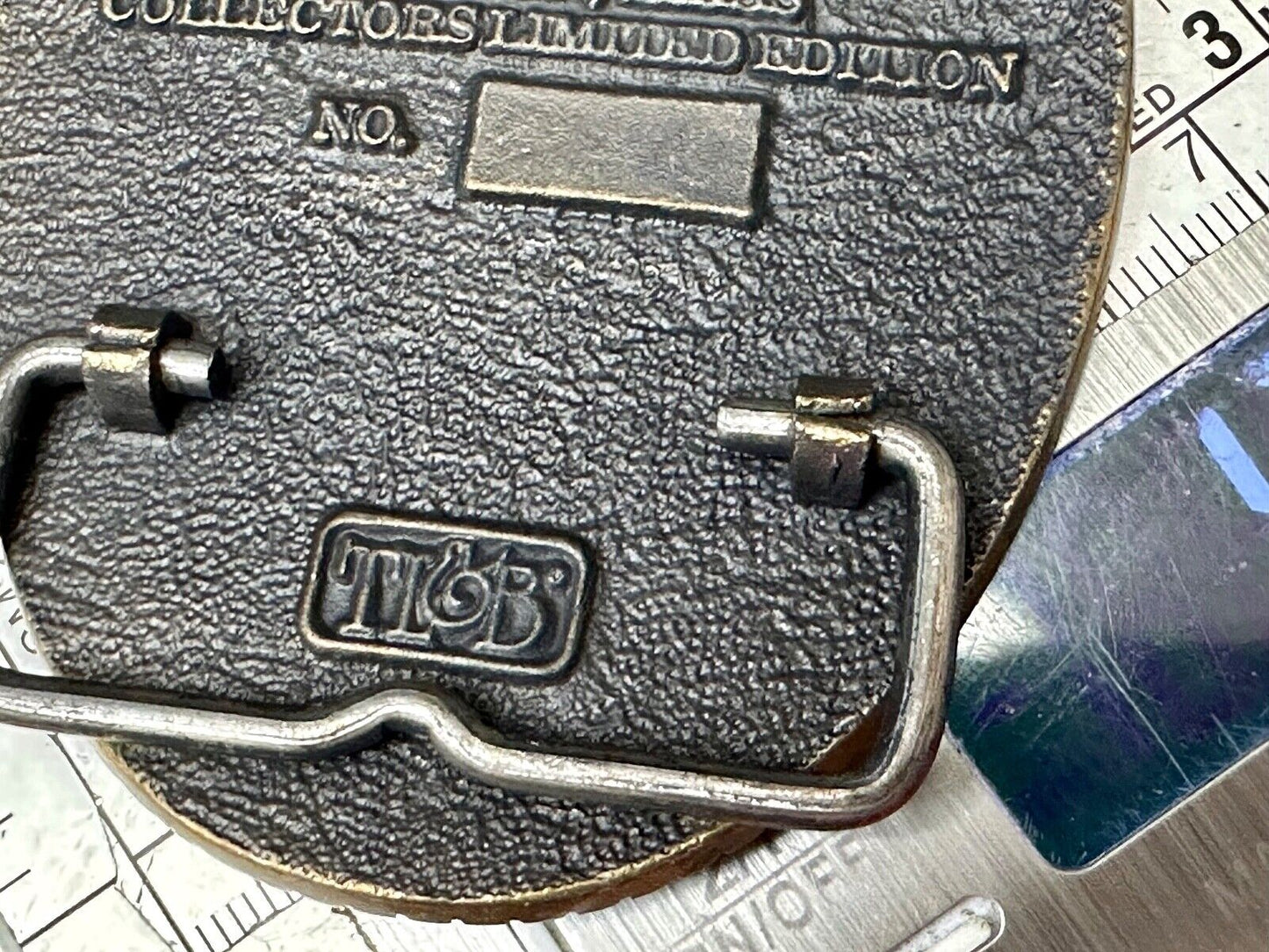 Telephone Pioneers of America TL&B Belt Buckle Fellowship Loyalty Service