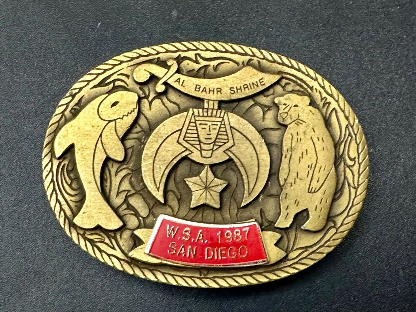 Belt Buckle Texas Shriners