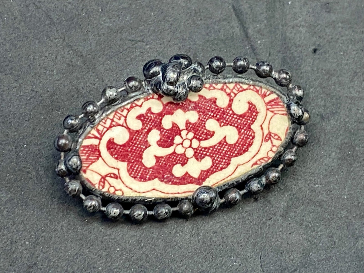 Art Nouveau Brooch Floral Theme Brooch Pin - TR96