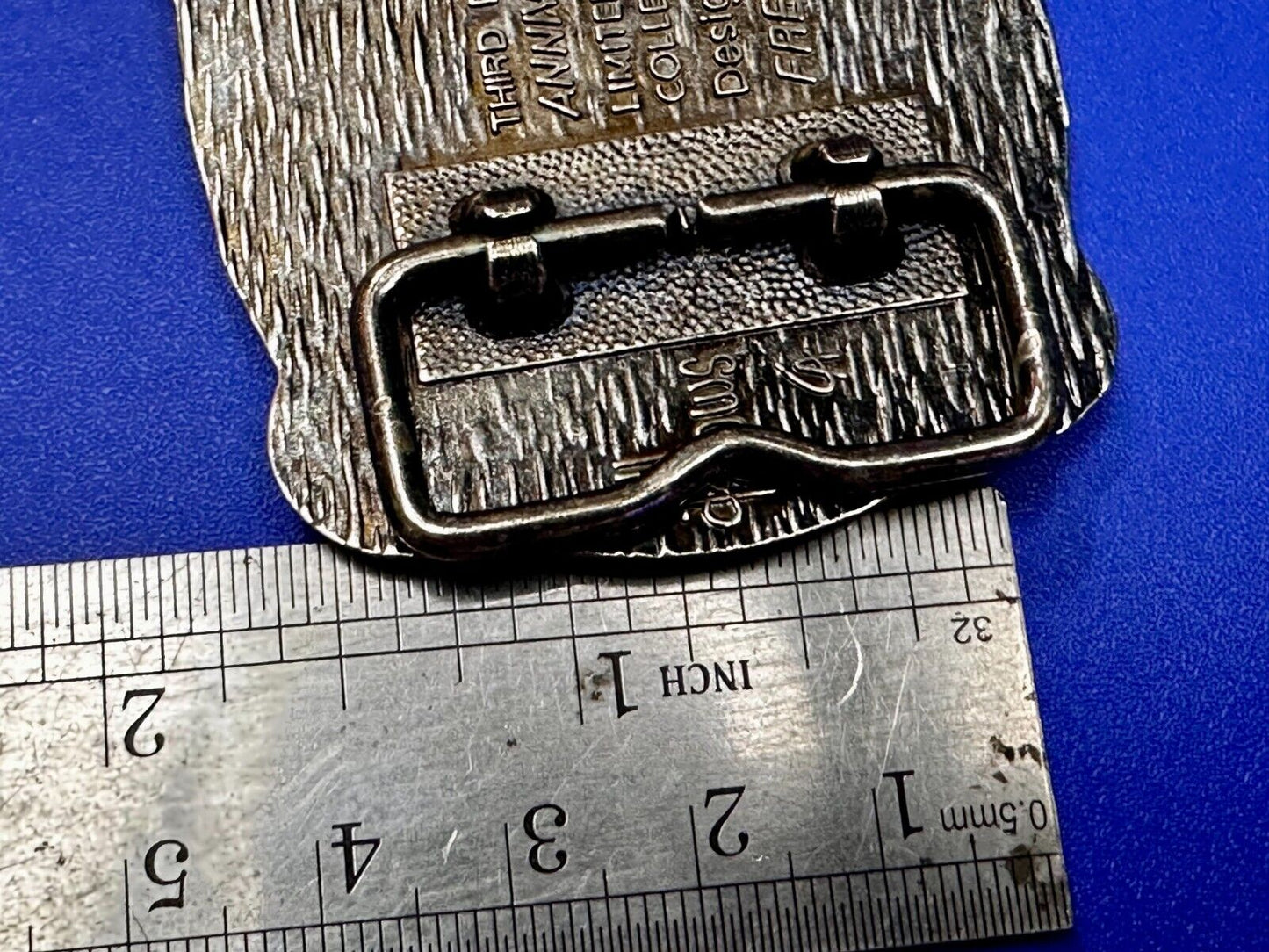 1985 Hesston NFR National Finals Rodeo YOUTH SIZE Western Collectors Belt Buckle