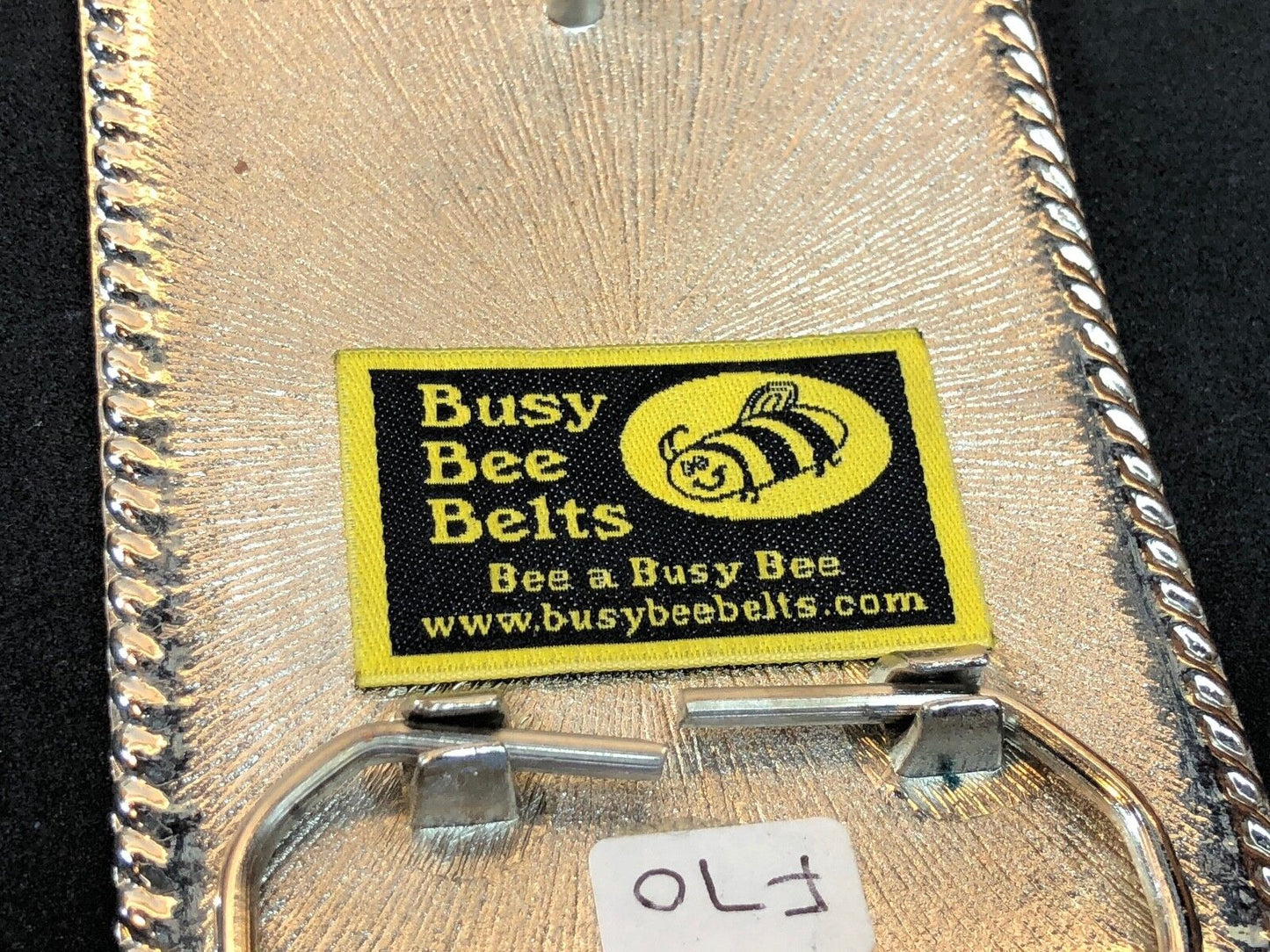 Vintage Busy Bee Belts - Roman Arches Architect Artisan Belt Buckle