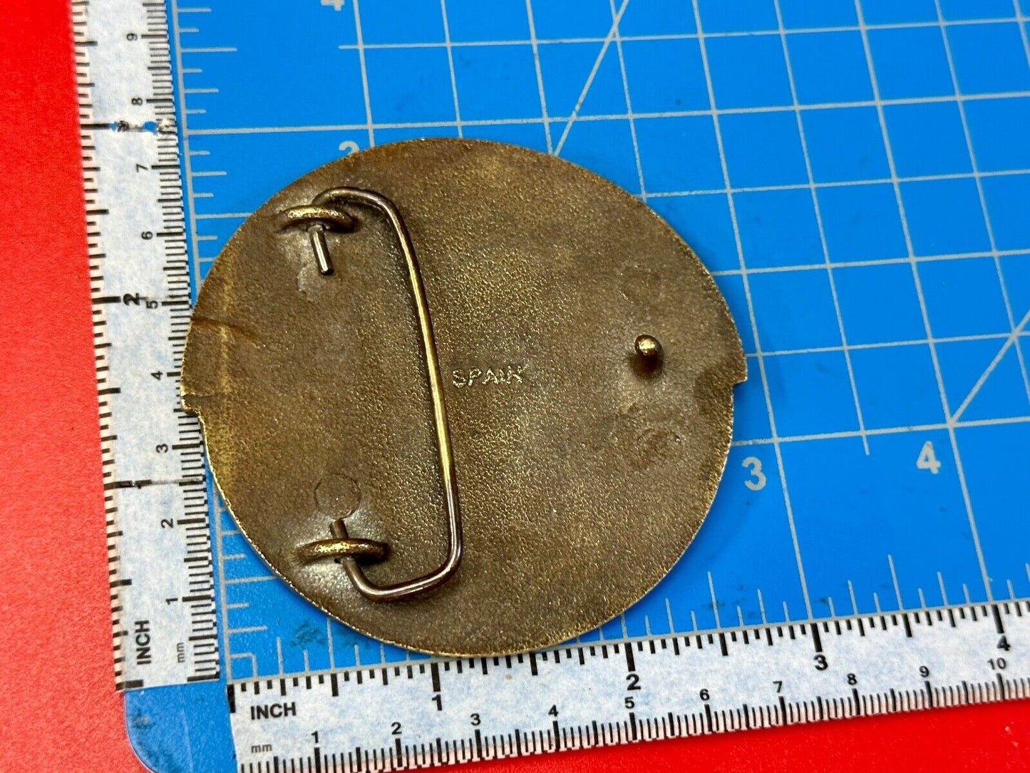 Vintage Connecticut Valley Arms CVA Mountain Rifle Gun Collectors Belt Buckle