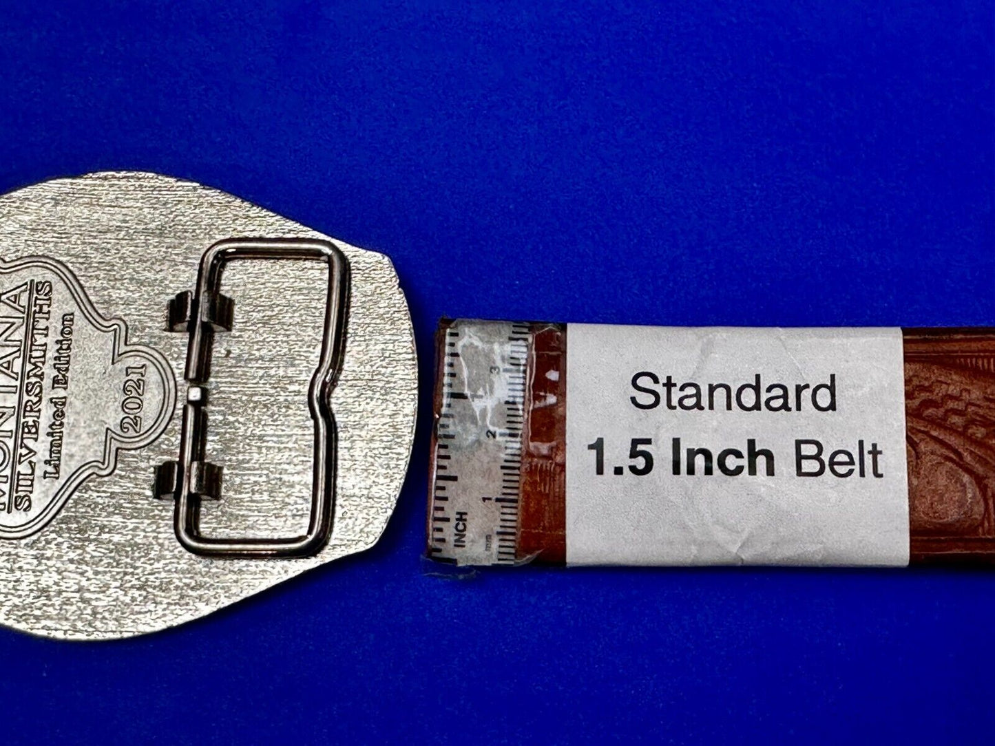 2021 Pendleton Whiskey Let'er Buck Rodeo Cowboy Montana Silversmiths Belt Buckle