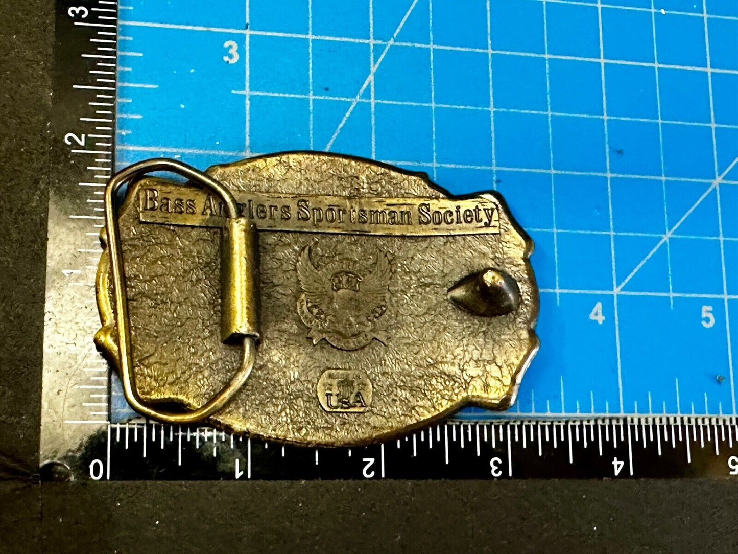 BASS Anglers Sportsman Society Sport Fishing Fishermans Belt Buckle - Gift!