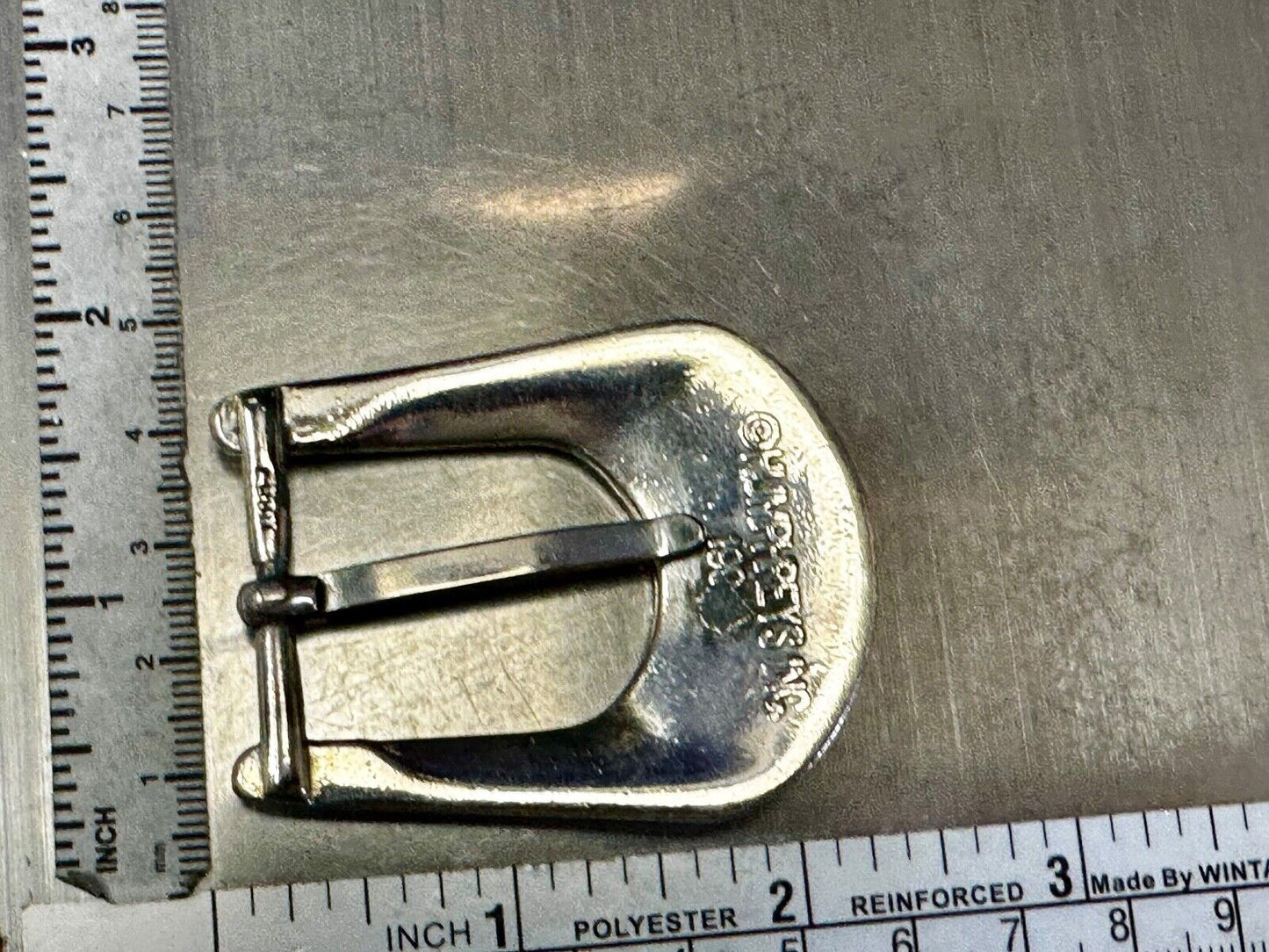 Vintage 90’s Ranger Style Silver Tone Replacement Western Humphreys Belt Buckle