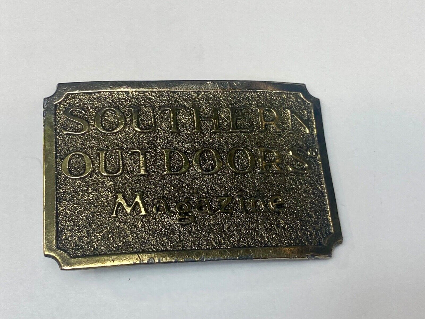 Vintage 1982 **SOUTHERN OUTDOORS MAGAZINE** COMMEMORATIVE BUCKLE