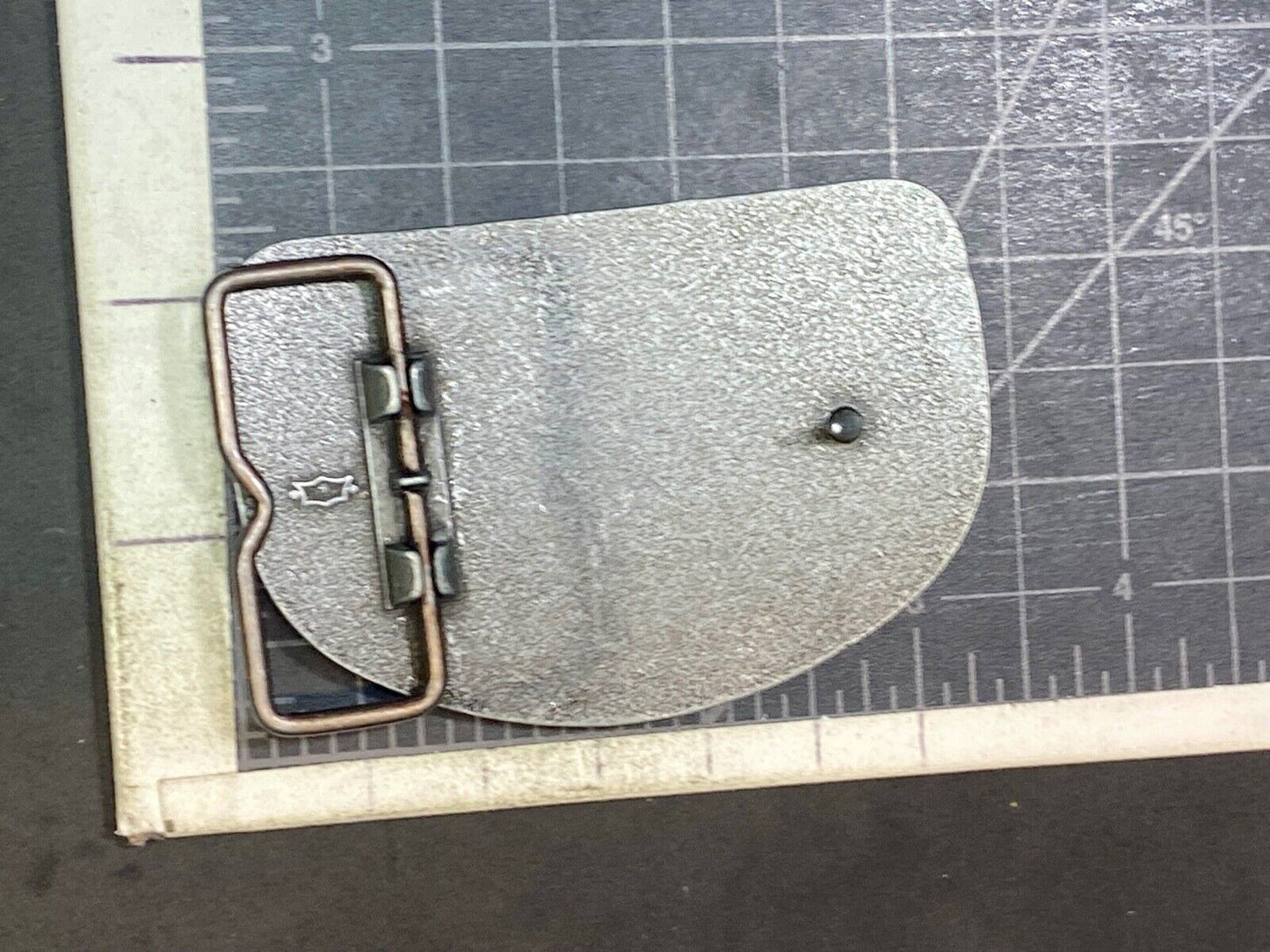 Vintage Belt Buckle Raleigh Lights Cigarette Trucker Trucking Cigarettes