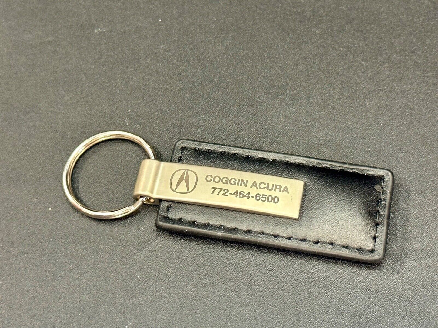 Vintage Coggin Acura Auto Dealers Car Keychain - Key Ring Chain