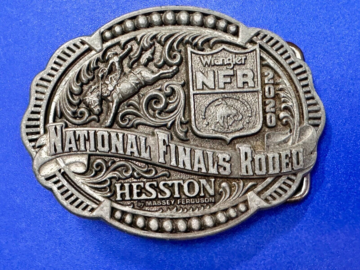 2020 NFR Wrangler National Finals Rodeo Cowboys Montana Silversmiths Belt Buckle