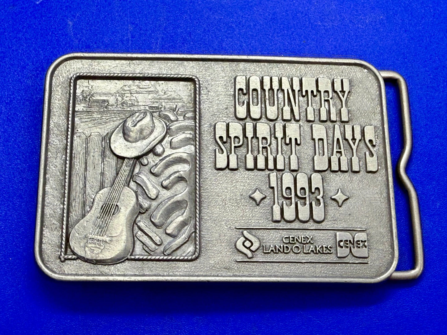1993 Cenex Land O Lakes Country Spirit Days Commemorative Belt Buckle
