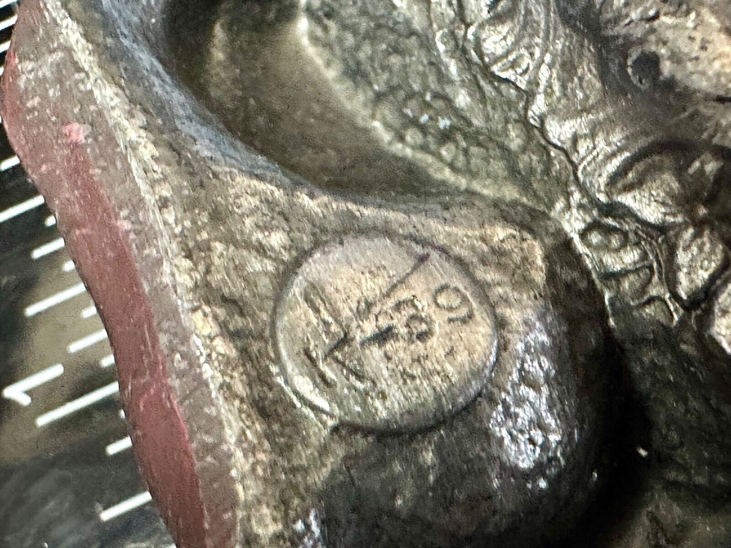 Train Rail Road Steam Engine RR vintage 1978 Bergamot Brass Works belt buckle