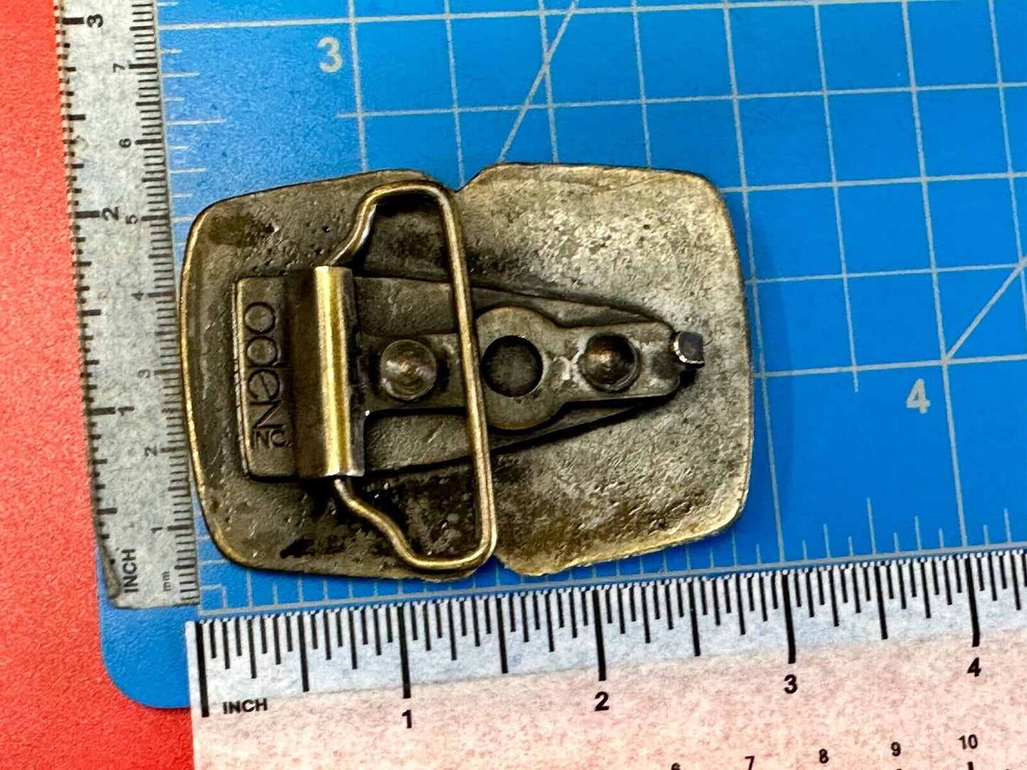 Vintage Letter P - Initial Monogram belt buckle by Oden