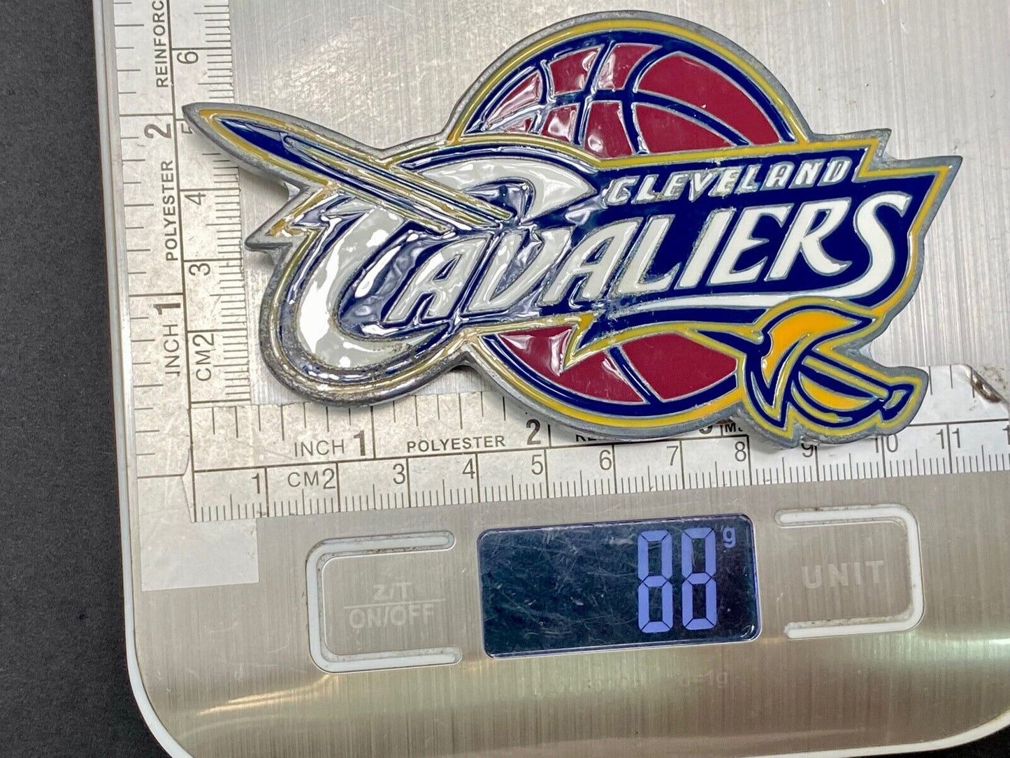 Used- to repair - CLEVELAND CAVALIERS NBA BASKETBALL BELT BUCKLE