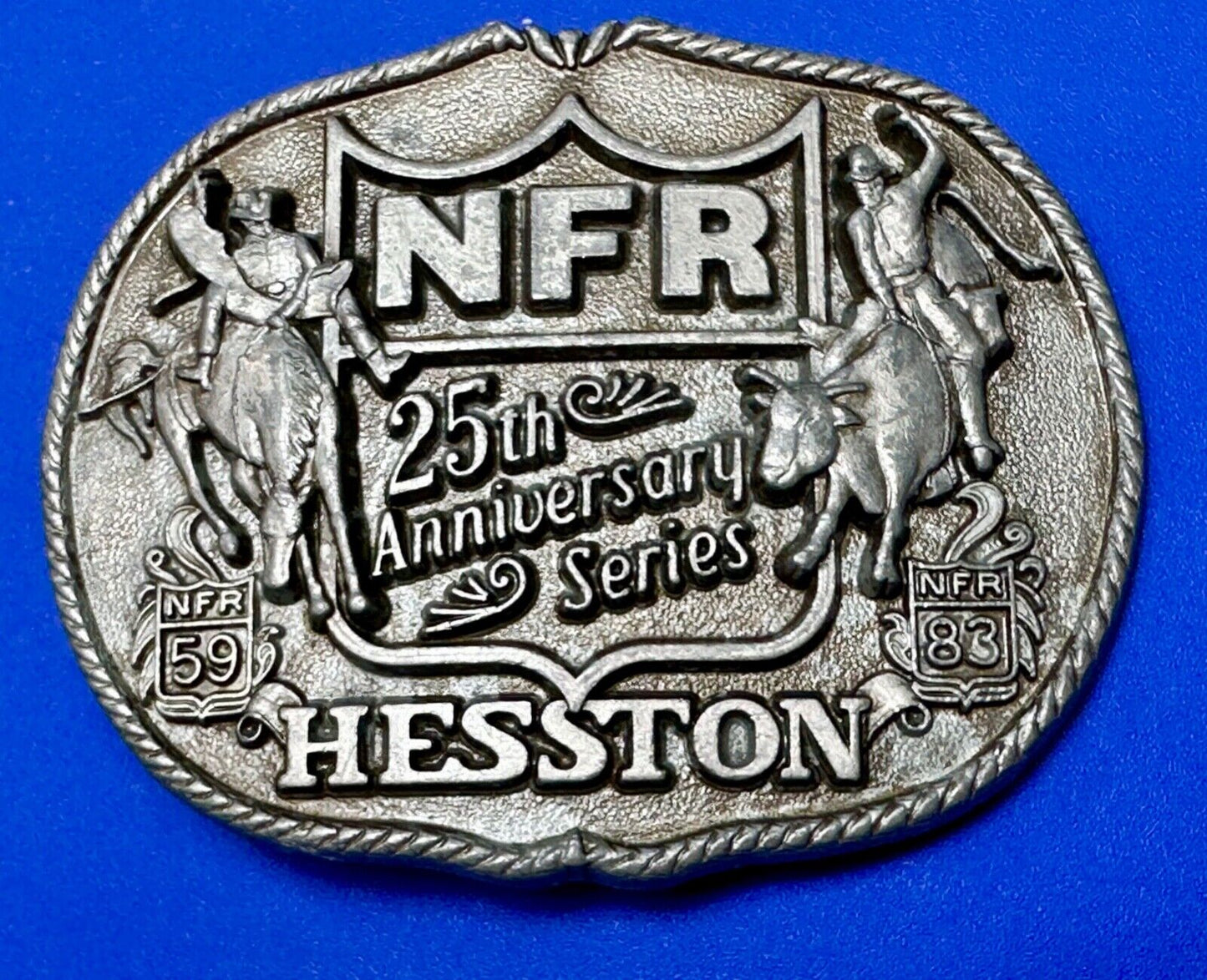25th Anniversary Series NFR National Finals Rodeo First Edition belt buckle