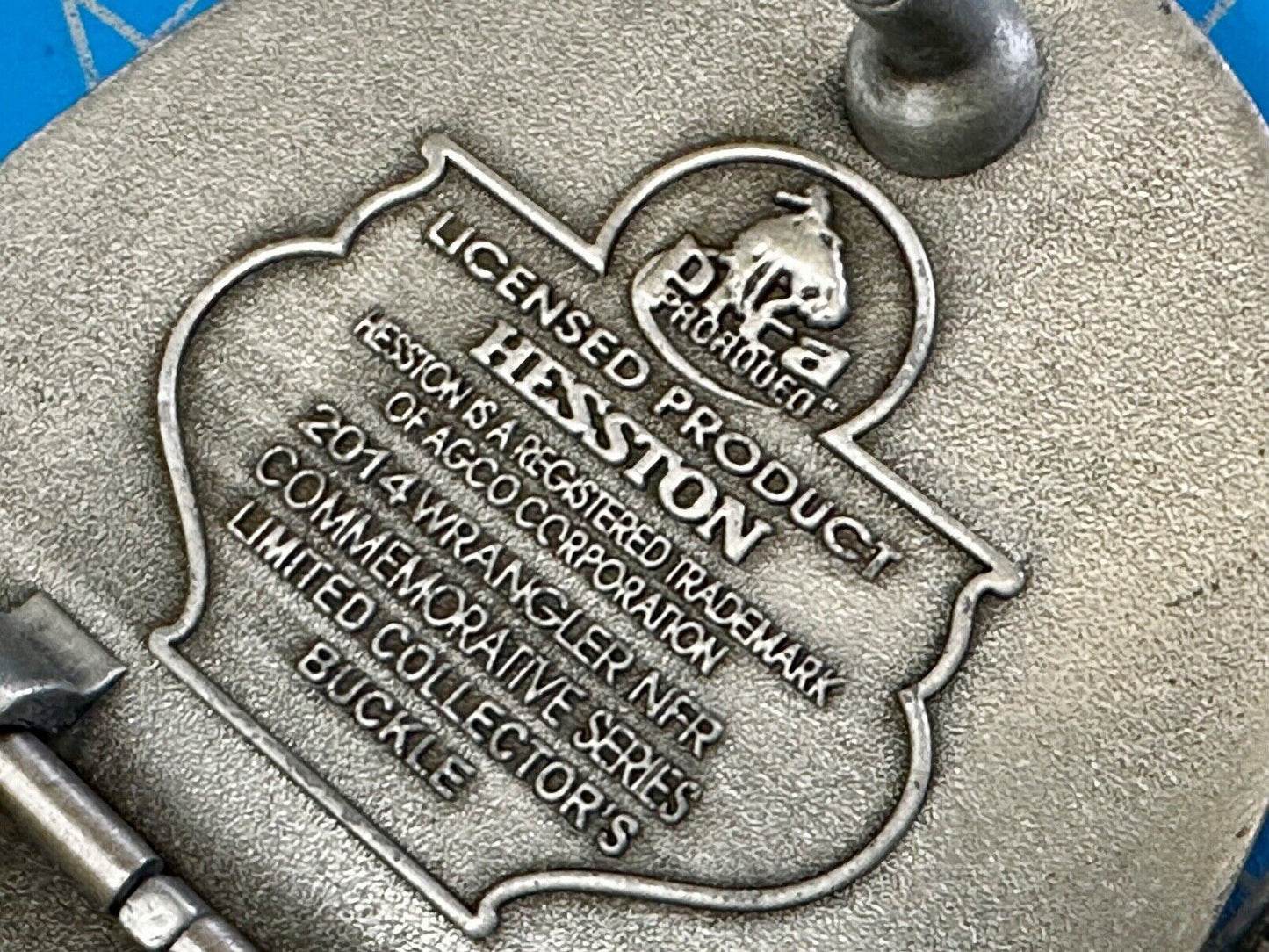 2014 National Finals Rodeo NFR Cowboy Montana Silversmiths Youth Belt Buckle