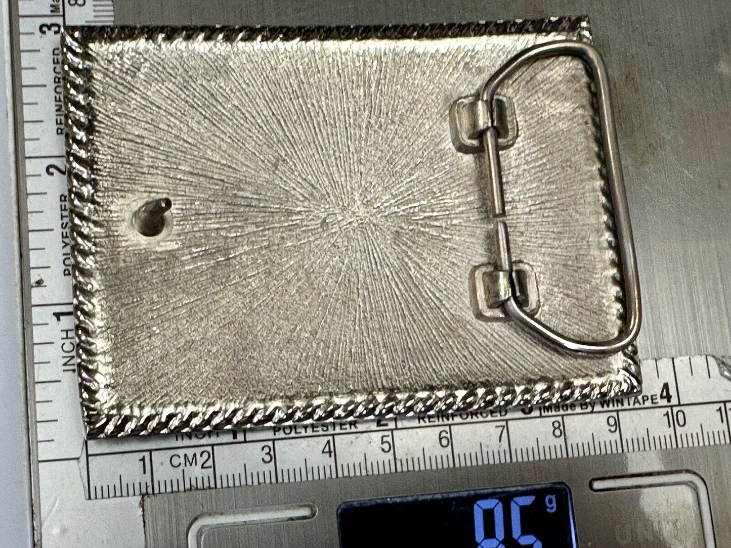 The Beautiful State of Arizona AZ post card style picture belt buckle