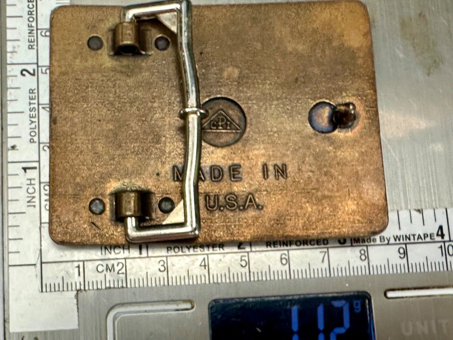 Vintage Bicentennial 200 year celebration NOS USA made belt buckle by CPI