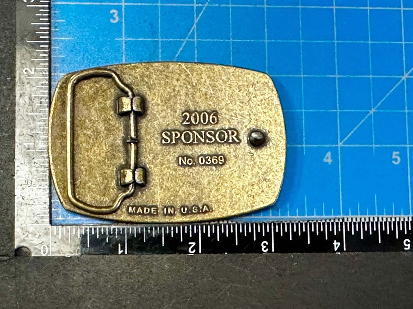 The American Veterans Disabled For Life Memorial Commemorative 2006 Belt Buckle