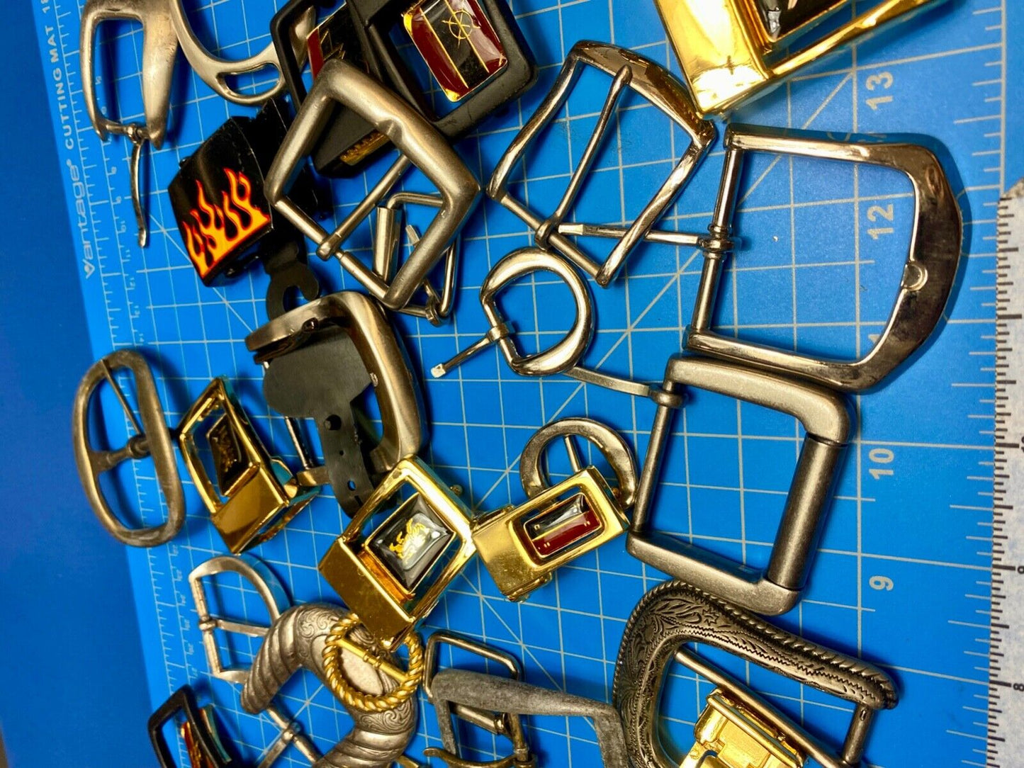 3 Pounds of Vintage & Modern Belt buckles -Lot, Grab Bag Resale Gifts Some NOS