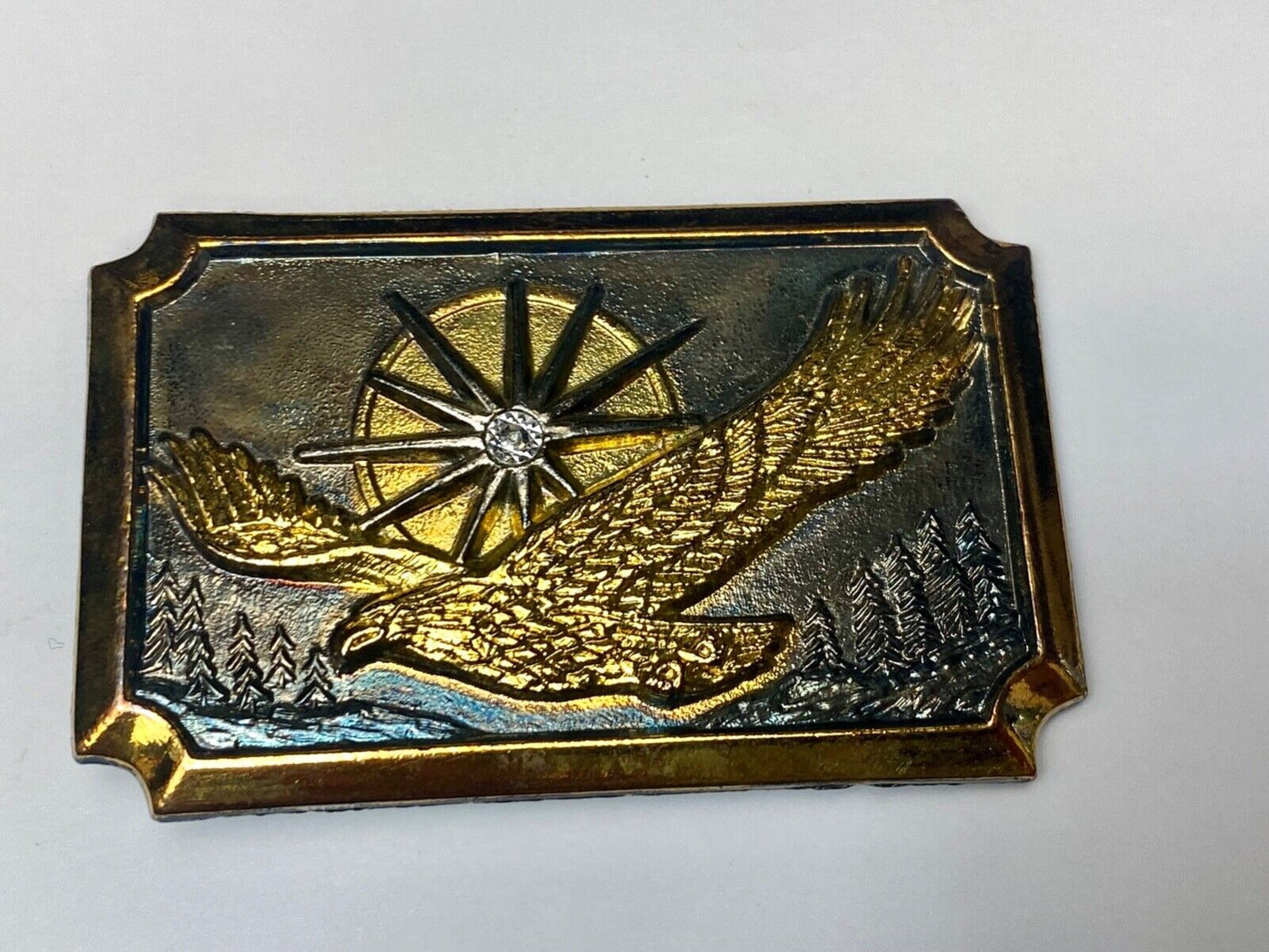 200 year celebration of American Eagle commemorative Vintage belt buckle