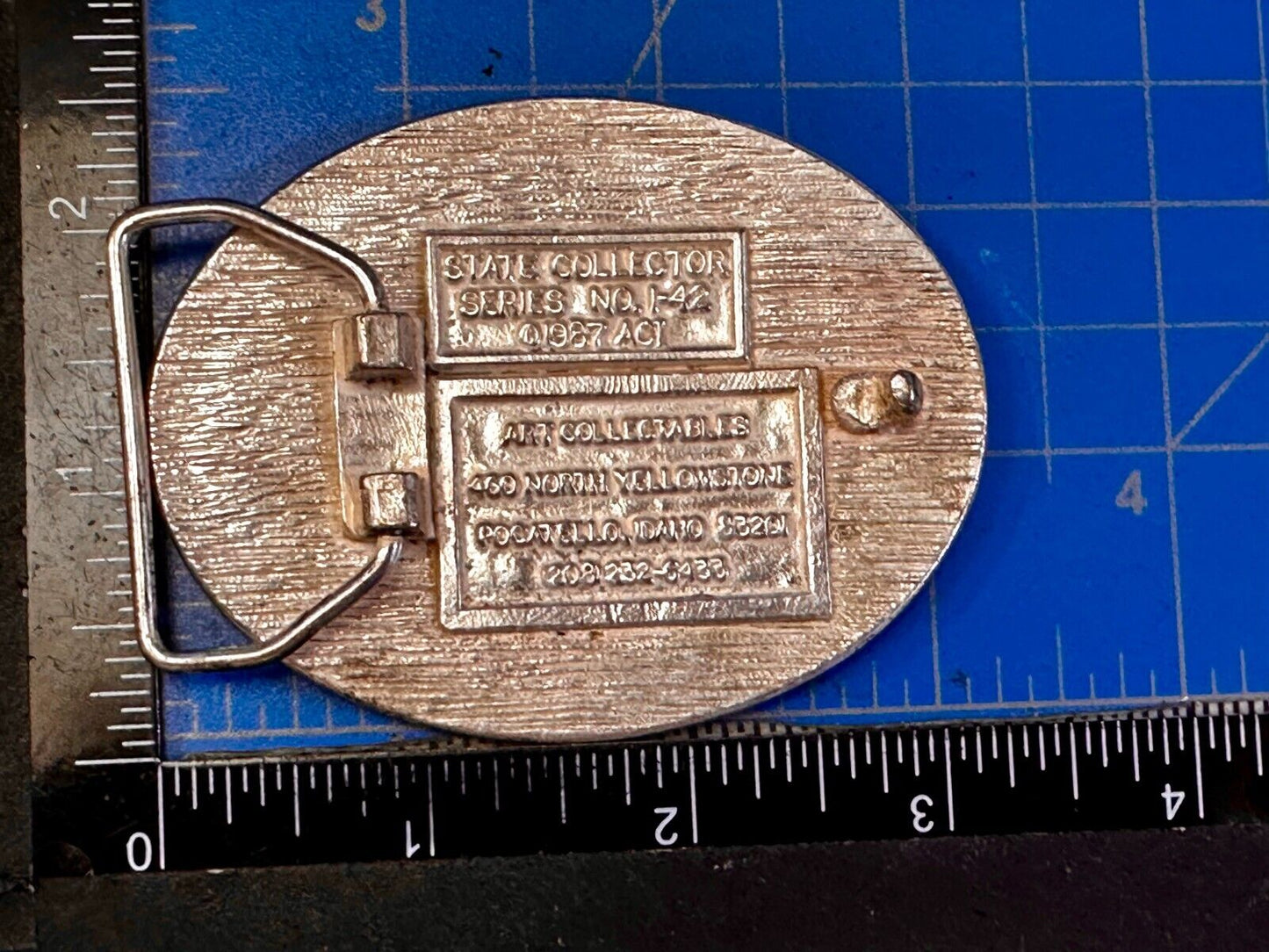The Seal of the State of Washington 1889 Peanaway Vtg 1987 Collector Belt Buckle