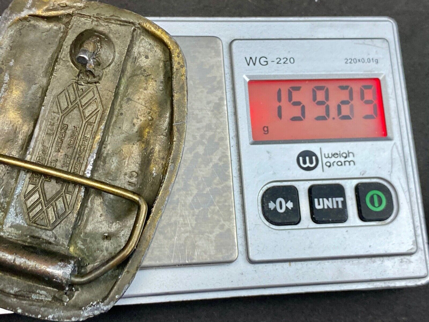 Vintage CRAFTSMAN BELT BUCKLE - AMERICAN EAGLE - Bouwerie Lane