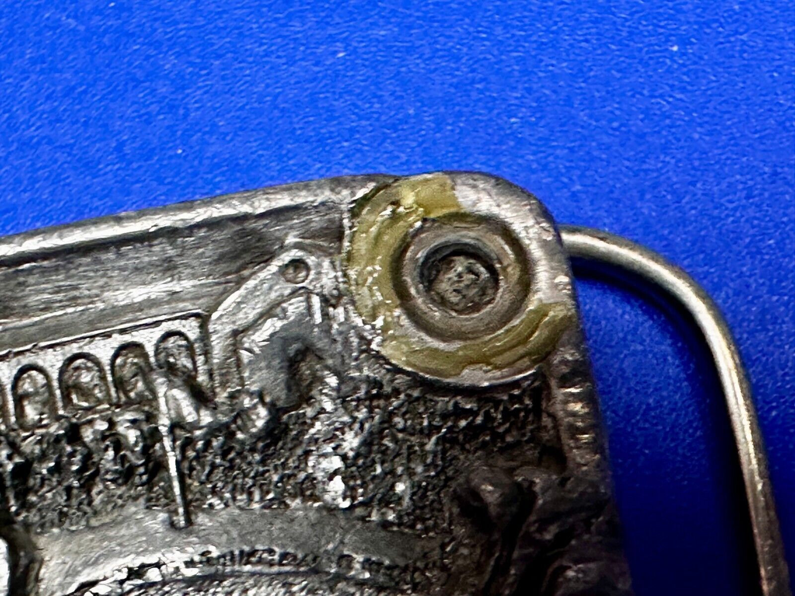 The Great Sport of Golf Golfer Vintage Belt Buckle by Bergamot Brass Works L-86